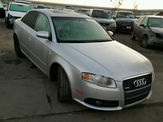 WAUAF78E78A114141 - 2008 AUDI A4 2.0T SILVER photo 1