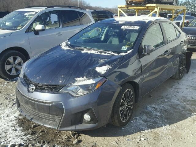 2T1BURHE8GC556042 - 2016 TOYOTA COROLLA L GRAY photo 2