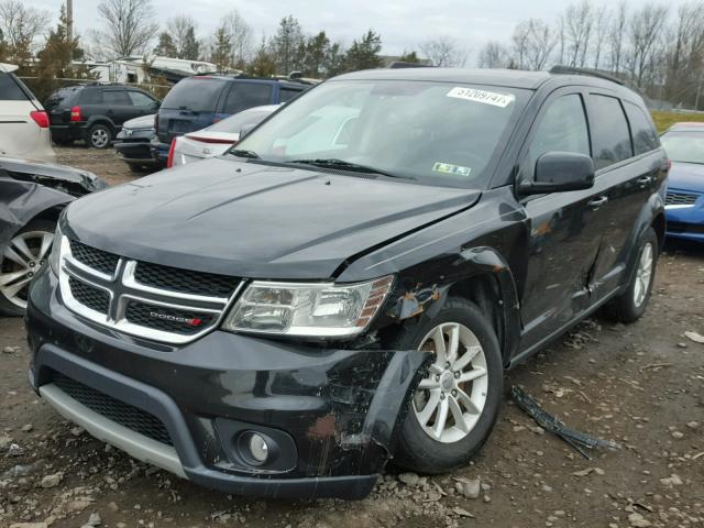 3C4PDCBG6DT592298 - 2013 DODGE JOURNEY SX BLACK photo 2