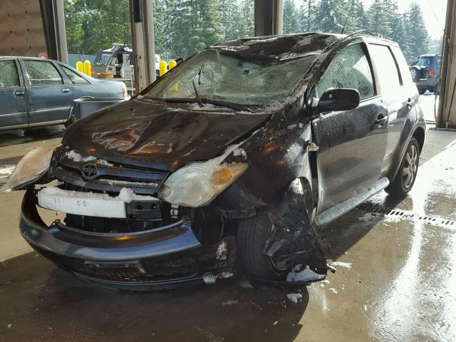 JTKKT604840045191 - 2004 TOYOTA SCION XA BLACK photo 2
