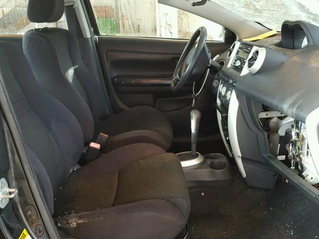 JTKKT604840045191 - 2004 TOYOTA SCION XA BLACK photo 5