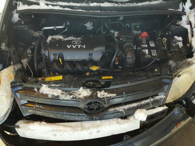 JTKKT604840045191 - 2004 TOYOTA SCION XA BLACK photo 7