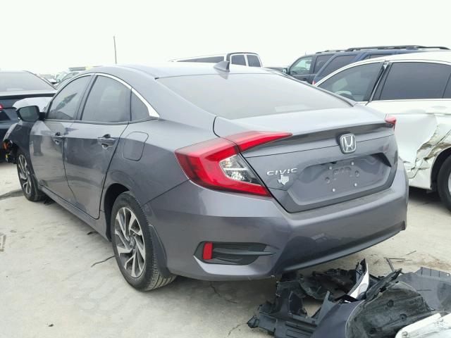 19XFC2F86HE005717 - 2017 HONDA CIVIC EX GRAY photo 3