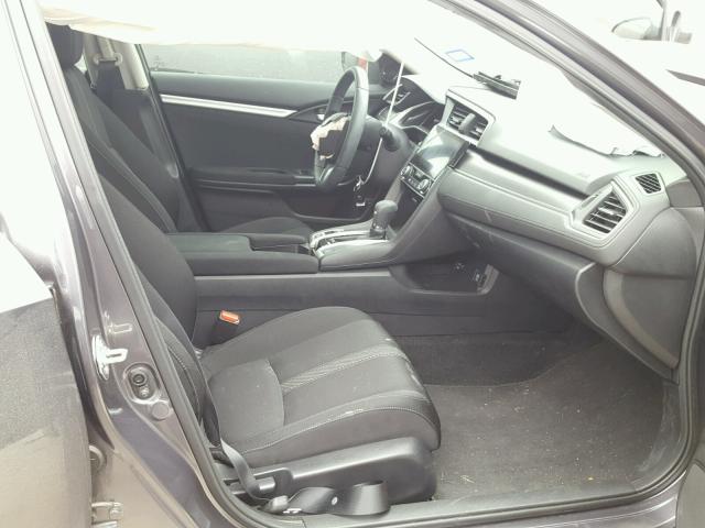 19XFC2F86HE005717 - 2017 HONDA CIVIC EX ნაცრისფერი ფოტო 5