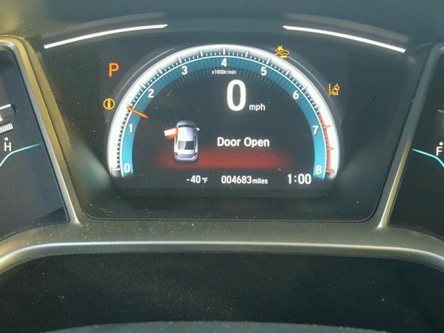 19XFC2F86HE005717 - 2017 HONDA CIVIC EX ნაცრისფერი ფოტო 8