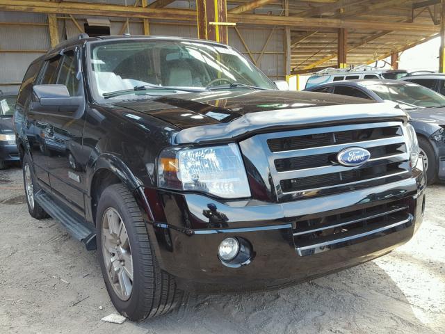 1FMFU19597LA25745 - 2007 FORD EXPEDITION BLACK photo 1