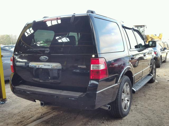 1FMFU19597LA25745 - 2007 FORD EXPEDITION BLACK photo 4