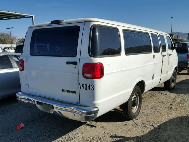 2B5WB35Z0WK142524 - 1998 DODGE RAM WAGON WHITE photo 4