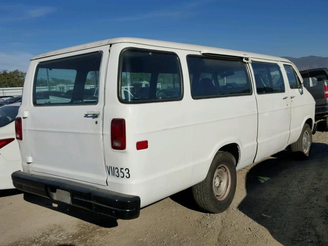 2B5WB35Z5KK341448 - 1989 DODGE RAM WAGON WHITE photo 4