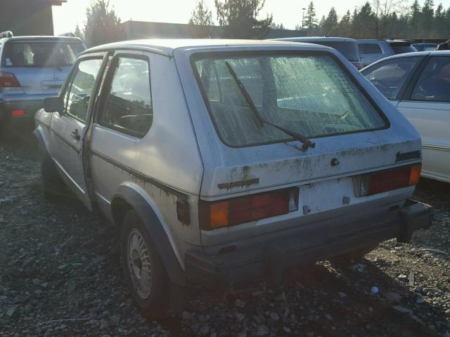 1VWBG0170CV086253 - 1982 VOLKSWAGEN RABBIT L C SILVER photo 3