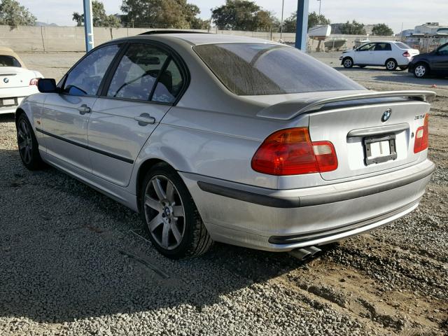 WBAAV334X1FU77259 - 2001 BMW 325 I SILVER photo 3