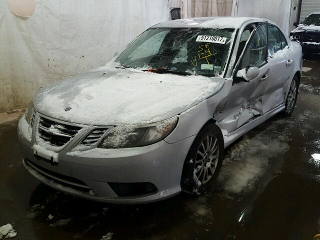 YS3FB49Y581109251 - 2008 SAAB 9-3 2.0T SILVER photo 2