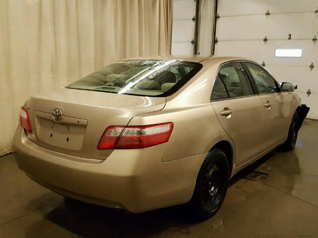 4T4BE46K69R094127 - 2009 TOYOTA CAMRY BASE GOLD photo 4