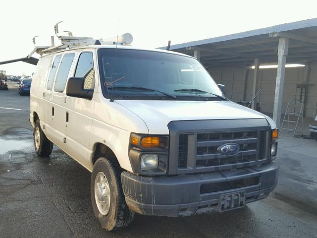 1FTNE24L09DA72653 - 2009 FORD ECONOLINE WHITE photo 1