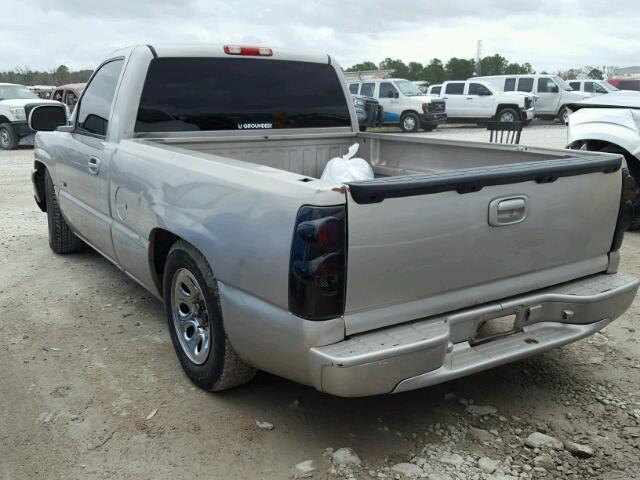 1GCEC14V75Z301473 - 2005 CHEVROLET SILVERADO GRAY photo 3