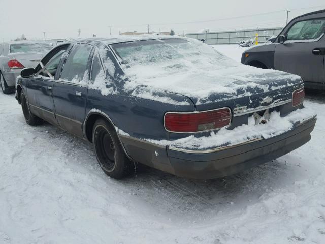 1G1BL52W2TR121992 - 1996 CHEVROLET CAPRICE CL ლურჯი ფოტო 3
