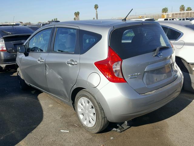 3N1CE2CP7FL354101 - 2015 NISSAN VERSA NOTE SILVER photo 3