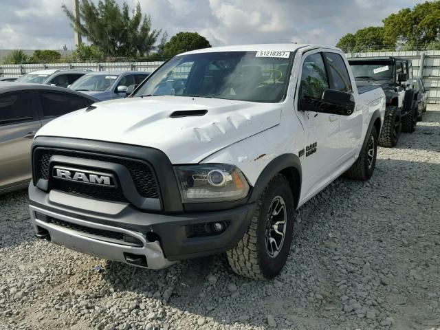 1C6RR7YTXGS114470 - 2016 RAM 1500 REBEL WHITE photo 2