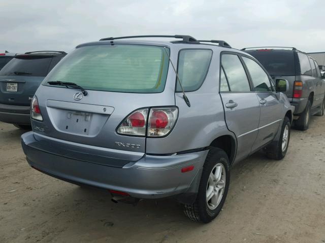 JTJGF10U910090799 - 2001 LEXUS RX 300 GRAY photo 4