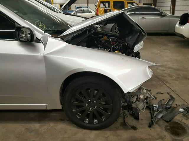 JF1GE6B62AH513649 - 2010 SUBARU IMPREZA 2. SILVER photo 9