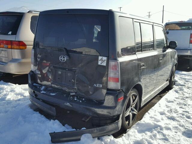 JTLKT324864108082 - 2006 TOYOTA SCION XB GRAY photo 4