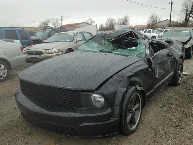 1ZVHT82H385205867 - 2008 FORD MUSTANG GT BLACK photo 2