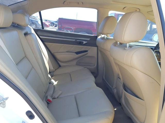 2HGFA16998H514098 - 2008 HONDA CIVIC EXL 白色 照片 6