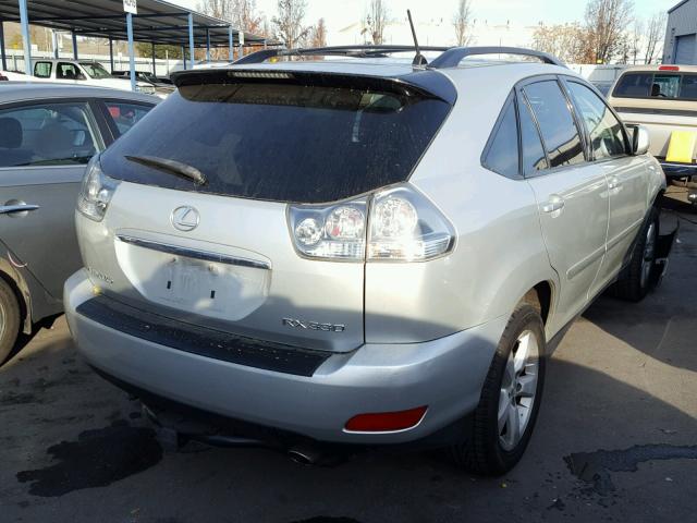 JTJGA31U040026258 - 2004 LEXUS RX 330 SILVER photo 4