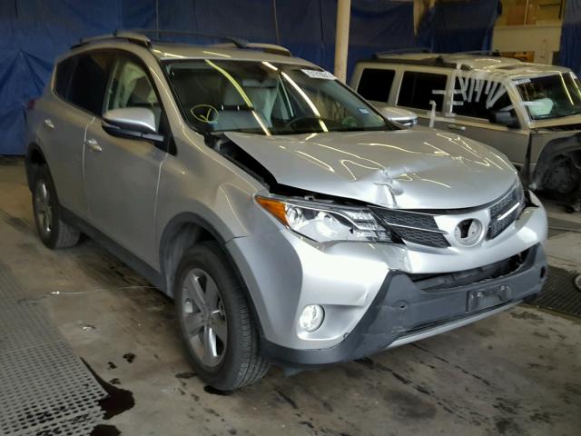 JTMWFREV9FD059695 - 2015 TOYOTA RAV4 XLE GRAY photo 1