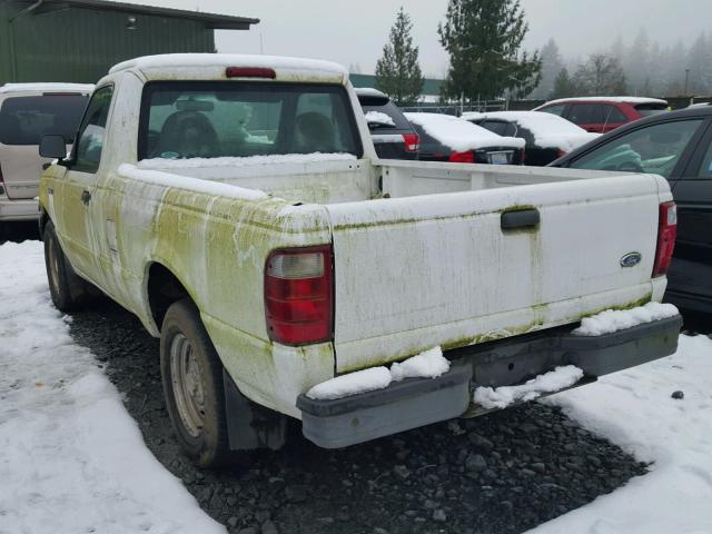 1FTYR10D21PB08761 - 2001 FORD RANGER WHITE photo 3