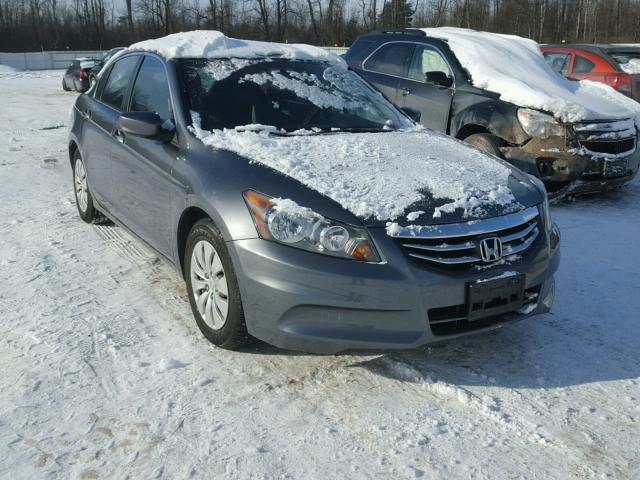 1HGCP2F34BA031109 - 2011 HONDA ACCORD LX GRAY photo 1