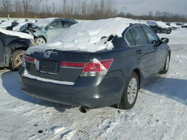 1HGCP2F34BA031109 - 2011 HONDA ACCORD LX GRAY photo 4