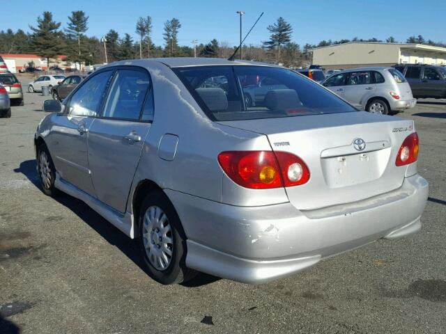 2T1BR32E73C024752 - 2003 TOYOTA COROLLA CE SILVER photo 3