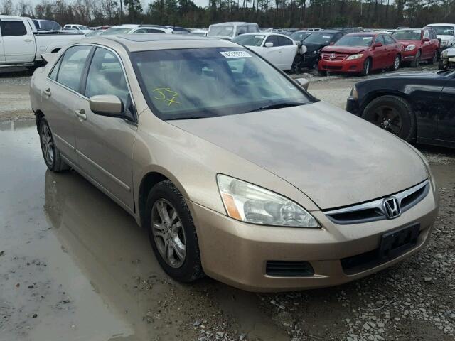 1HGCM56846A152105 - 2006 HONDA ACCORD EX TAN photo 1