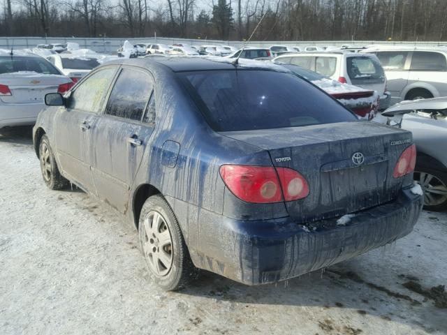 2T1BR30E15C553135 - 2005 TOYOTA COROLLA CE BLUE photo 3