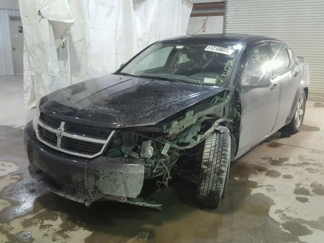 1B3LC56R38N250372 - 2008 DODGE AVENGER SX BLACK photo 2