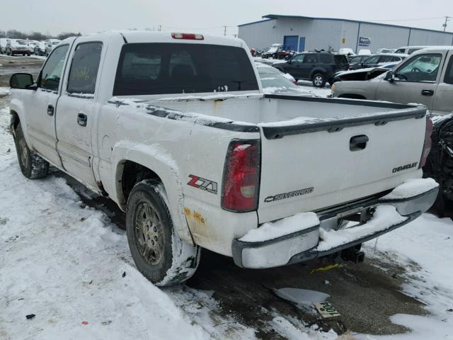 2GCEK13T541325958 - 2004 CHEVROLET SILVERADO WHITE photo 3