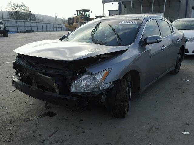 1N4AA51E19C803748 - 2009 NISSAN MAXIMA S SILVER photo 2