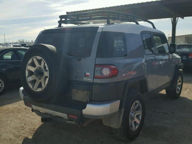 JTEBU4BF5EK183537 - 2014 TOYOTA FJ CRUISER SILVER photo 4