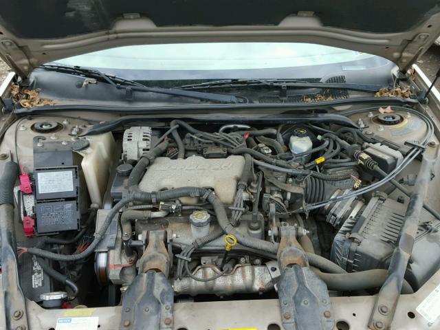 2G1WF52E319320623 - 2001 CHEVROLET IMPALA GOLD photo 7