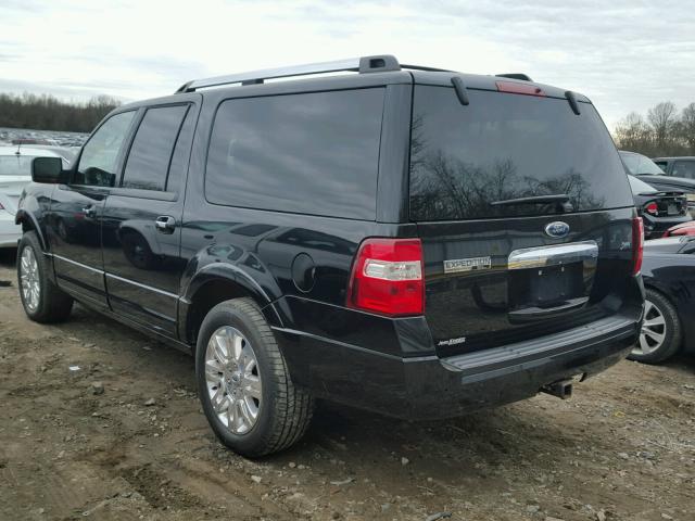 1FMJK2A52BEF57689 - 2011 FORD EXPEDITION BLACK photo 3