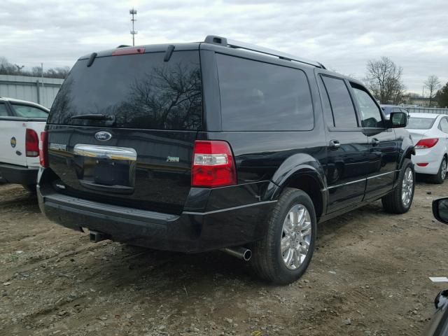 1FMJK2A52BEF57689 - 2011 FORD EXPEDITION BLACK photo 4