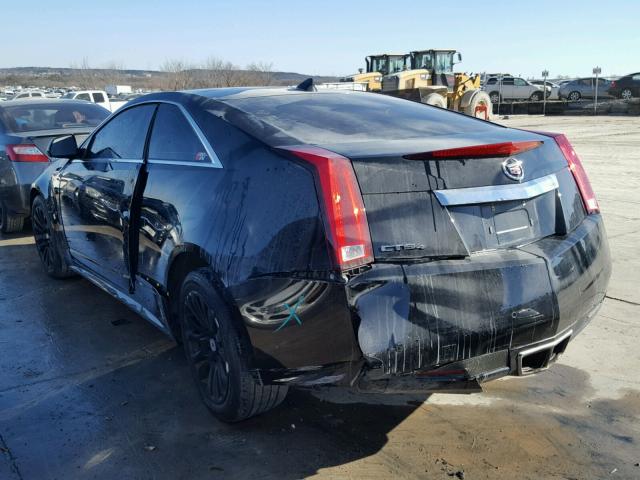 1G6DC1E39D0166740 - 2013 CADILLAC CTS BLACK photo 3