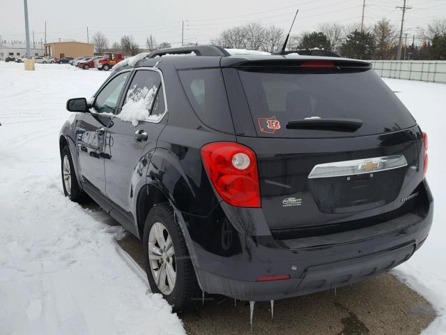 2GNALDEK3C6156372 - 2012 CHEVROLET EQUINOX LT BLACK photo 3