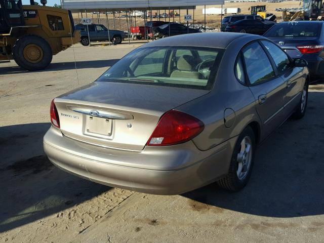 1FAFP55212G213830 - 2002 FORD TAURUS SES GOLD photo 4