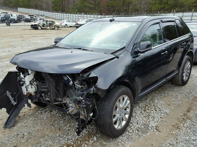 2FMDK3KC3EBB27640 - 2014 FORD EDGE LIMIT BLACK photo 2