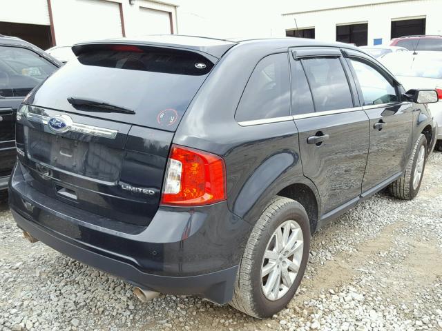 2FMDK3KC3EBB27640 - 2014 FORD EDGE LIMIT BLACK photo 4