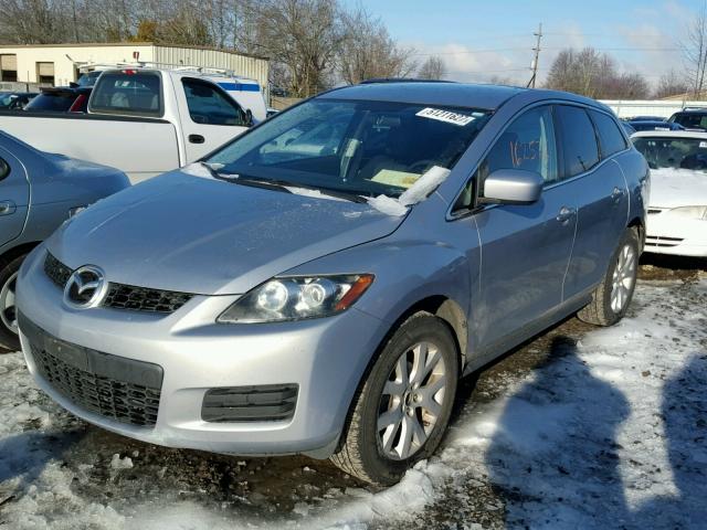 JM3ER293970158178 - 2007 MAZDA CX-7 SILVER photo 2