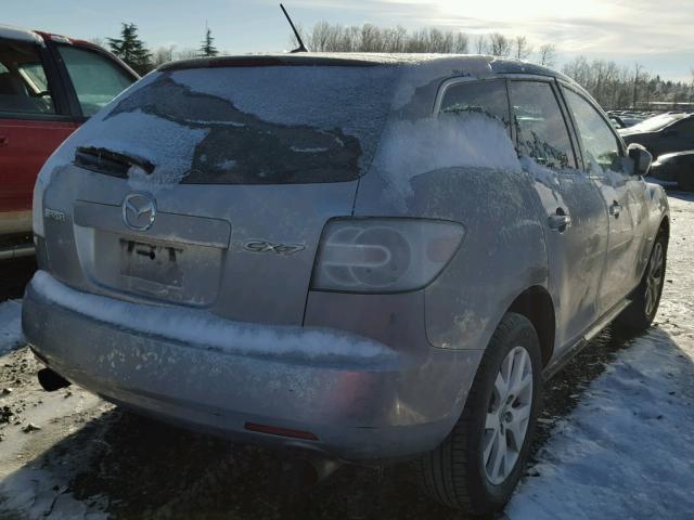 JM3ER293970158178 - 2007 MAZDA CX-7 SILVER photo 4