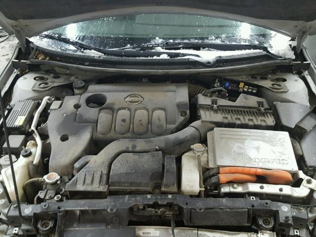 1N4CL21E68C222987 - 2008 NISSAN ALTIMA HYB GRAY photo 7